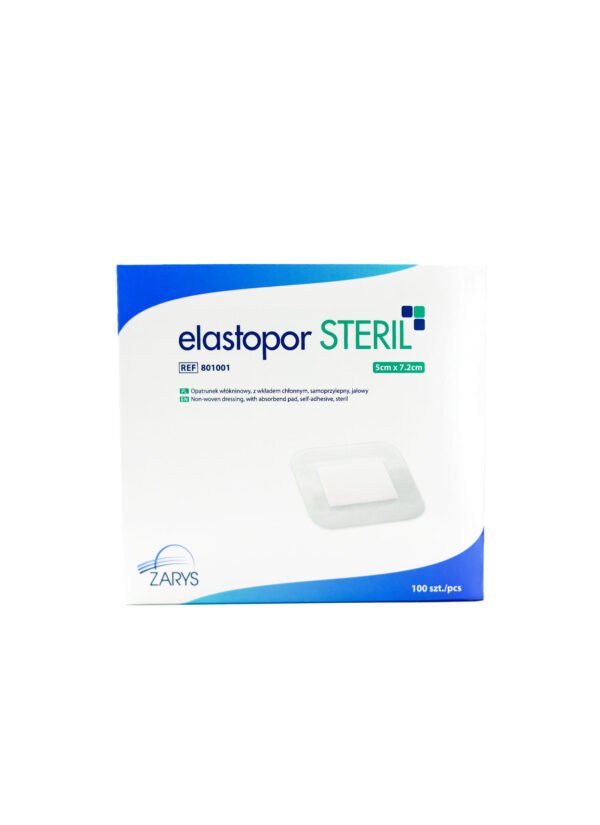 Plaster Włókninowy z Opatrunkiem Elastopor 5x7,5 cm