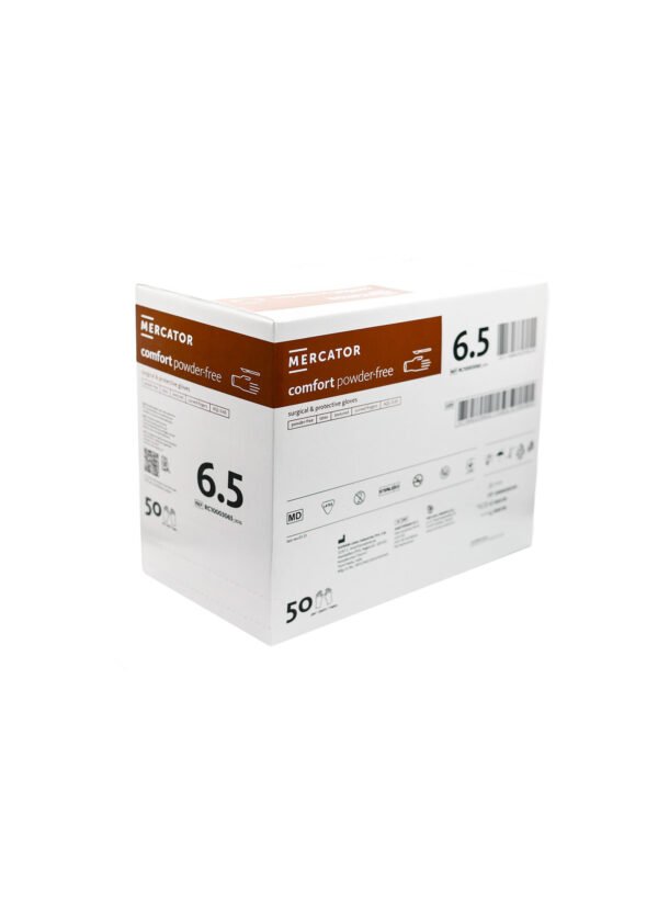 Mercator Dermagel Coated Rękawiczki Lateksowe Bezpudrowe XS-XL (50 szt.)