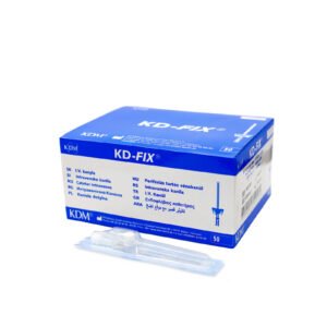 Wenflon KD-FIX® Igła do Piercingu 1,5x45mm Biały (50 szt.)